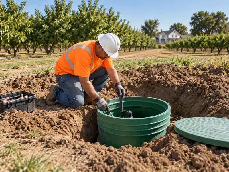 New septic system repair in Hughson CA New septic system repair in Hughson CA