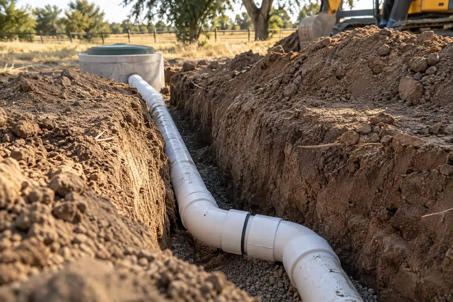 Repairing septic system on Oakdale CA property Repairing septic system on Oakdale CA property