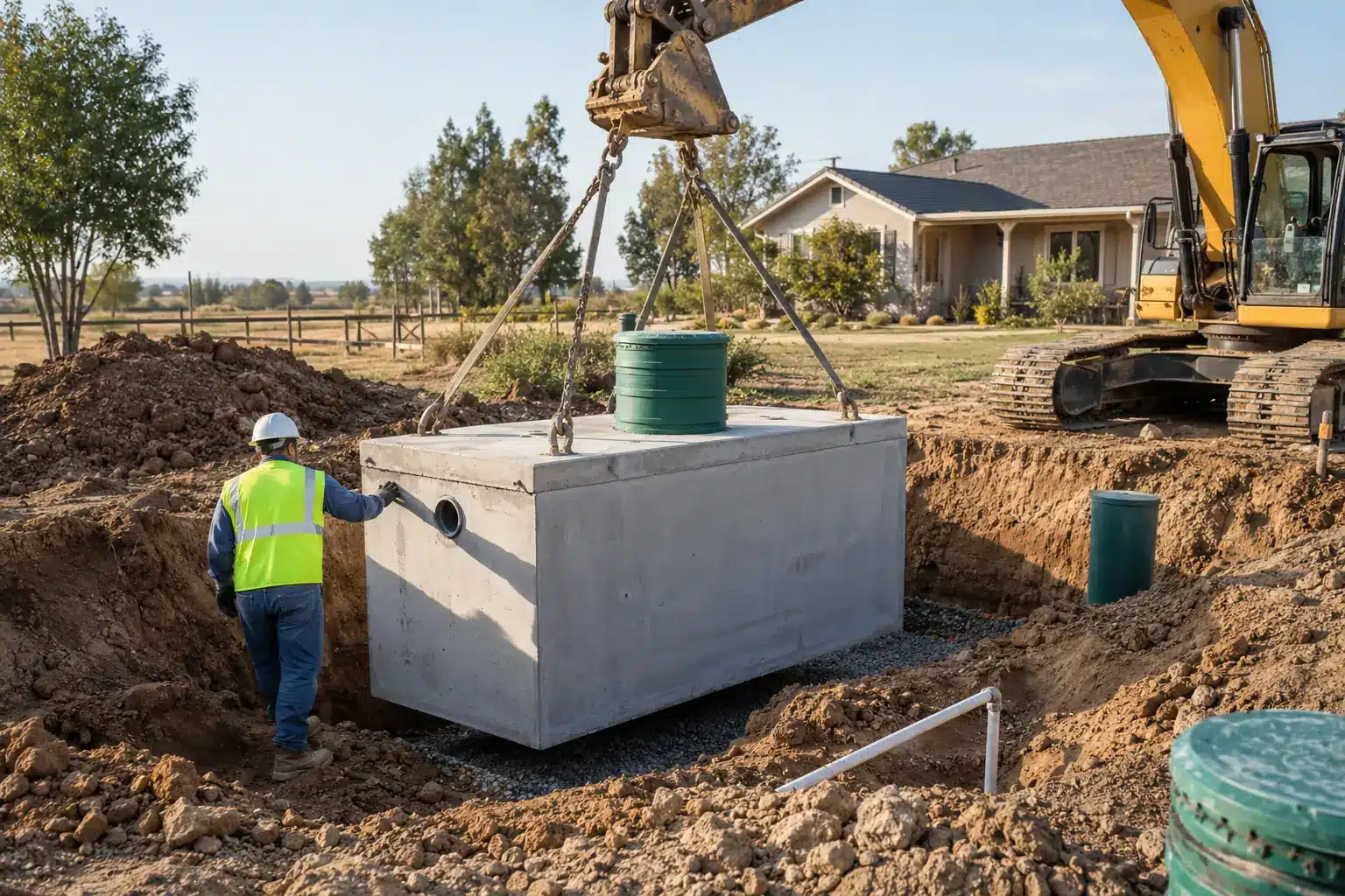 Septic system replacement in Oakdale CA Septic system replacement in Oakdale CA