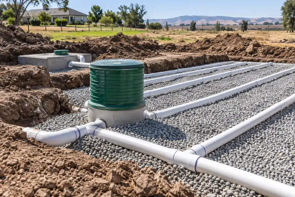 Repair and upgrade of septic system. Repair and upgrade of septic system.